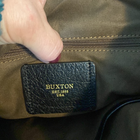 Buxton Black Leather Purse - Picture 4 of 4